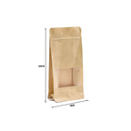 Squat Kraft Window Bags 10x20 cm, Pack of 10 – view 4