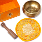 Five Buddha Singing Bowl Set - 13cm Brass – view 2