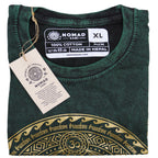 Nomad Sari Stonewashed T-Shirt - Chakra - Green - XL – view 3