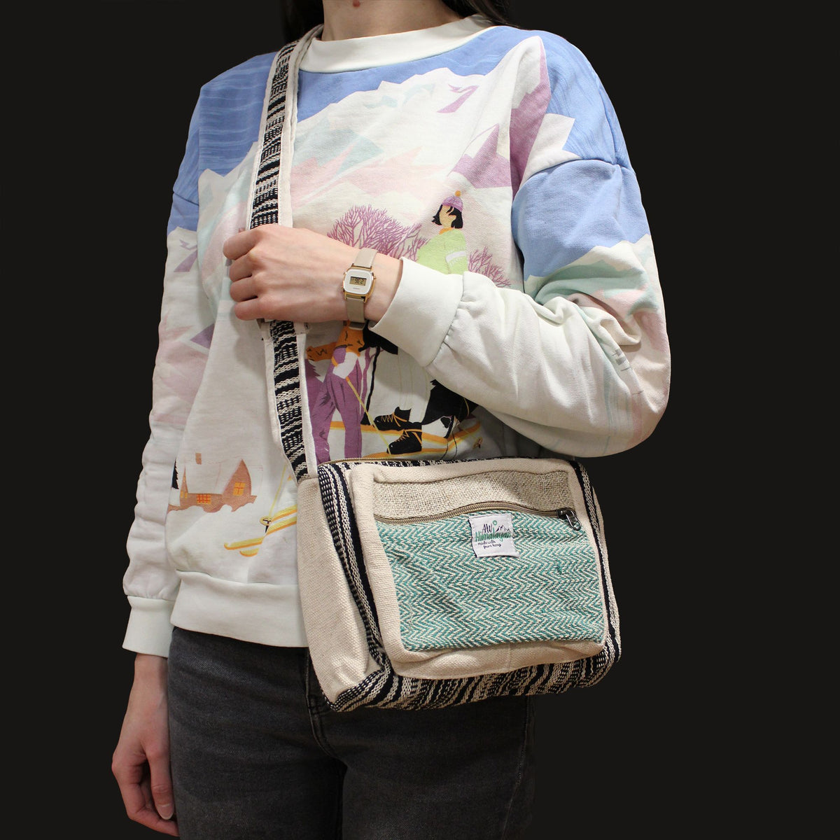 Messenger Bag - Hemp & Cotton – view 7