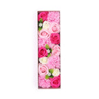Long Soap Flower Gift Box - Baby Blessings Pink – view 2