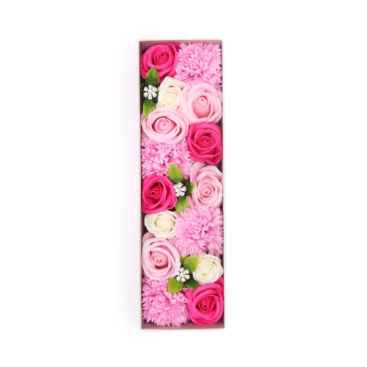 Long Soap Flower Gift Box - Baby Blessings Pink – view 2