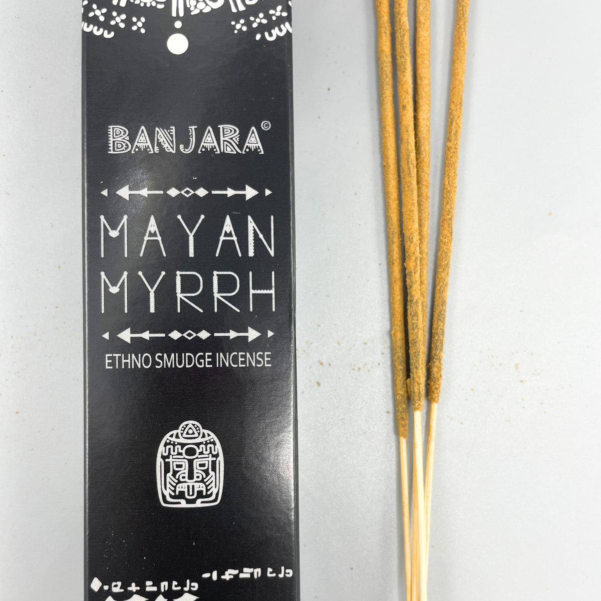 Banjara Tribal Smudge Incense Sticks - Mayan Myrrh – view 2