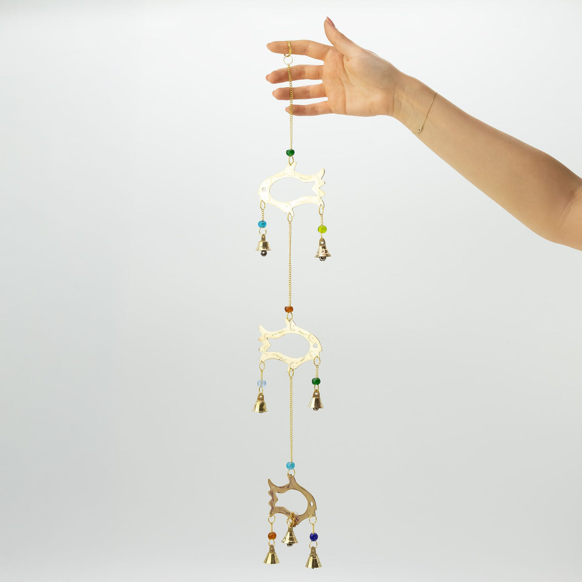Fish Drop Wind Chime - 7 Bells, 8.5x54cm – view 2