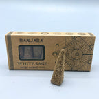 Banjara White Sage Smudge Pyramid Cones - Pack of 10 – view 4