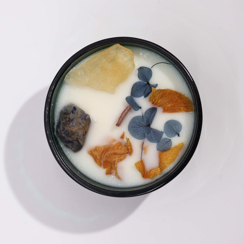 Hop Hare Crystal Magic Candle - The Sun, Citrine & Sodalite – view 7