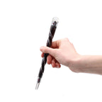 Twisted Wood and Rock Quartz Healing Wand – view 2