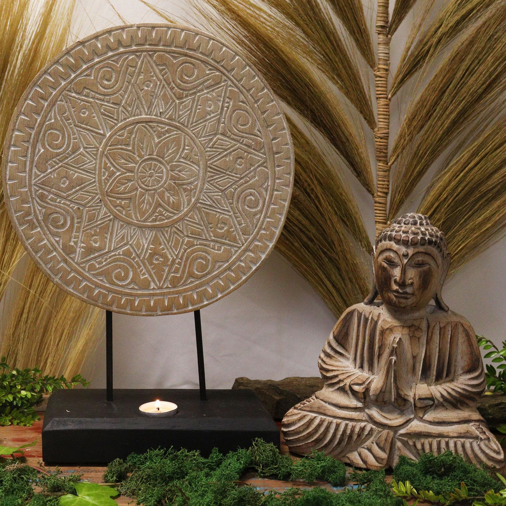 Buddha Feng Shui Set, Classic Mandala, Natural – view 2