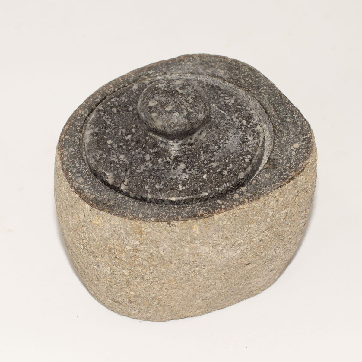 Natural Riverstone Grounding Pot - Small - approx 9x7cm – view 6