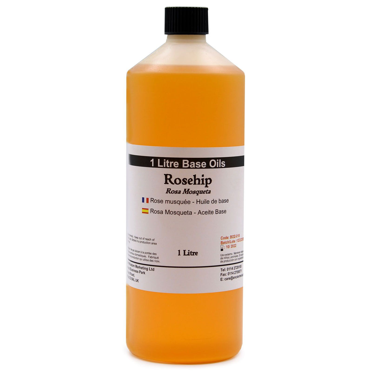Rosehip Base Oil - 1 Litre