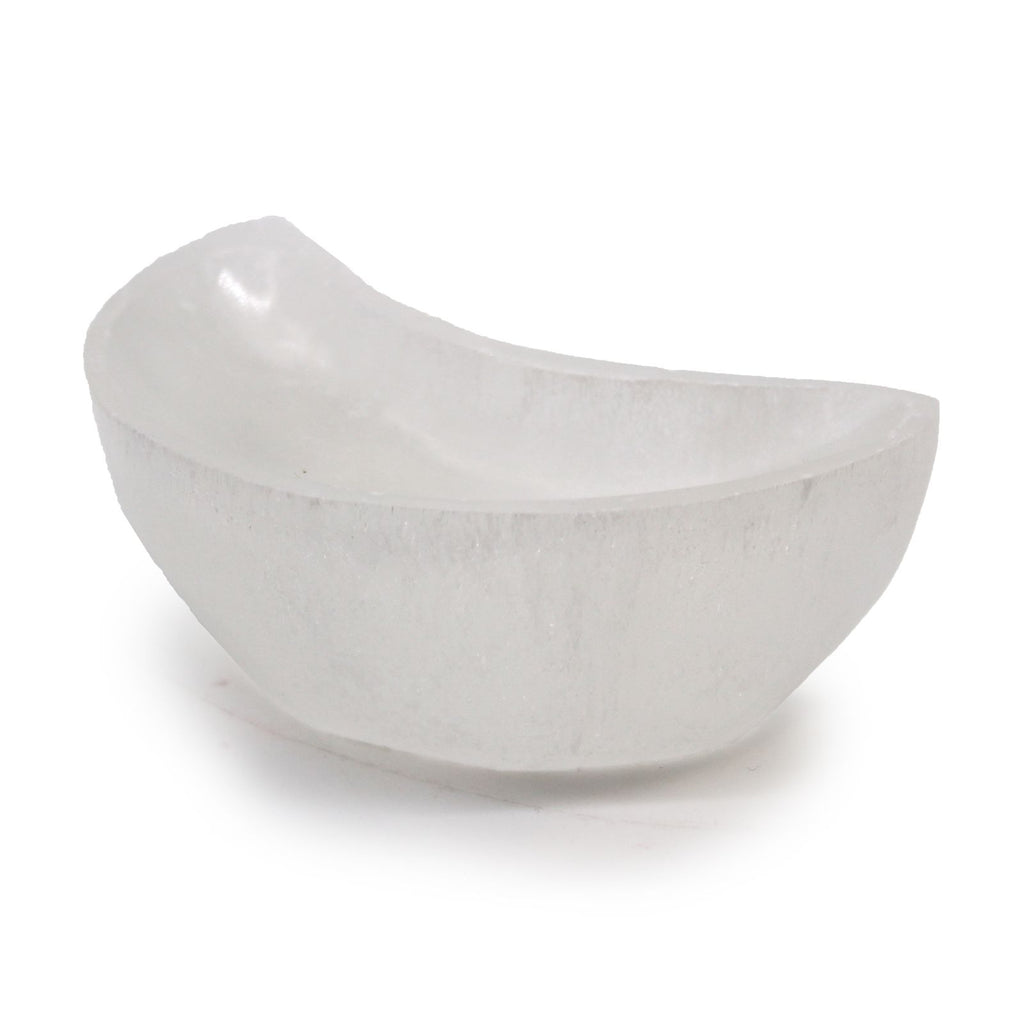 Selenite Moon Bowl - 10cm – view 4