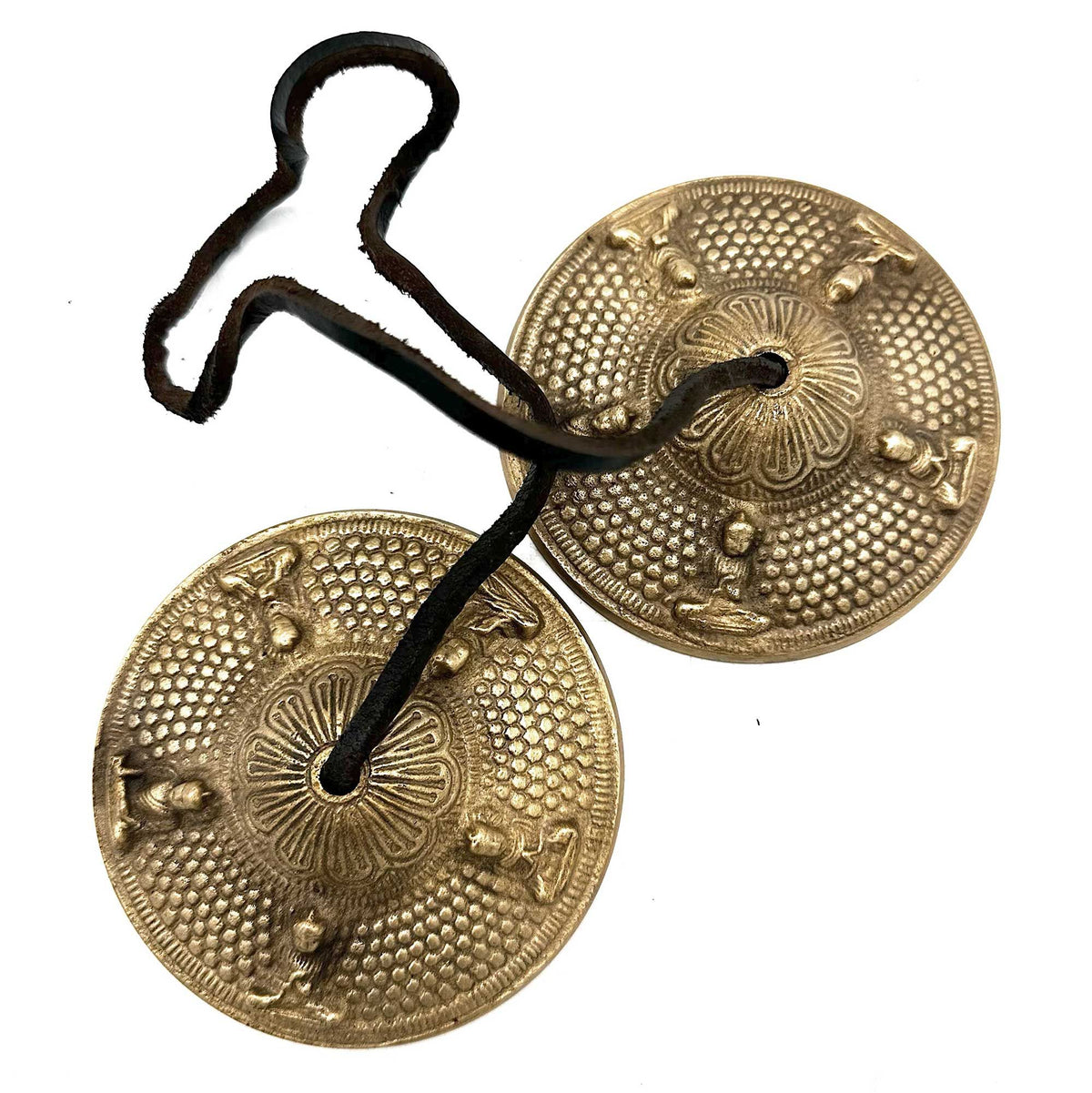 Tibetan Tingsha Bells - Five Buddha Design - 9.5cm – view 4