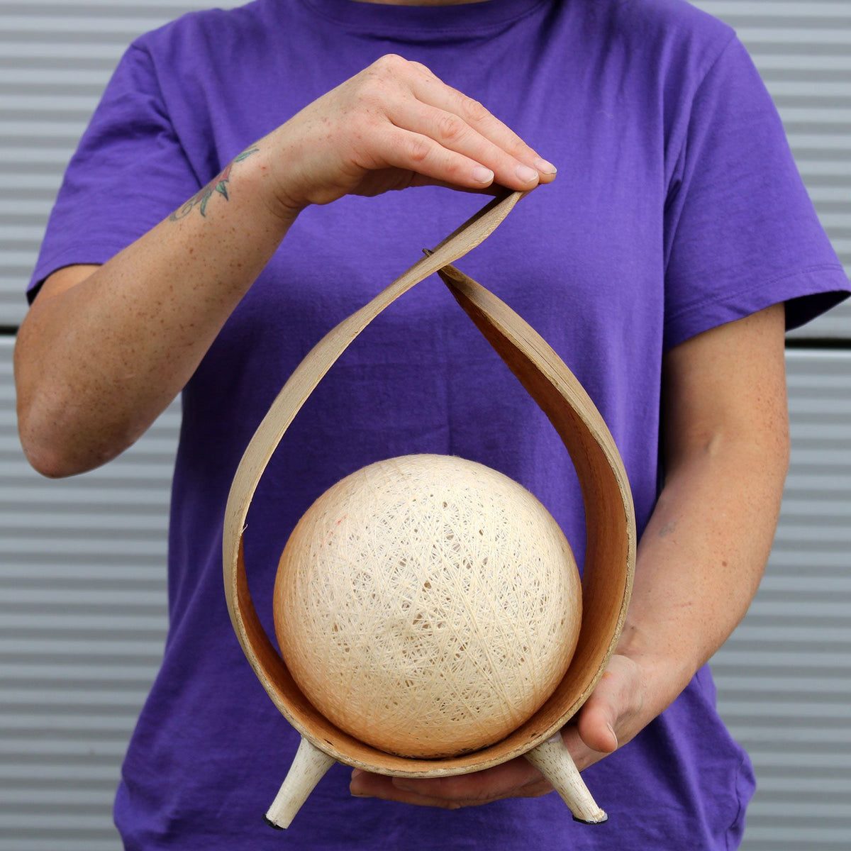 Natural Coconut Lamp - Natural Loop – view 4