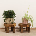 Medium Teak Display Pad Stands, Set of 2 - 27 x 15 cm – view 2