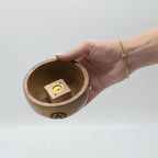 Small Mango Wood Ritual Bowl Cone Holder 11x6cm – view 7