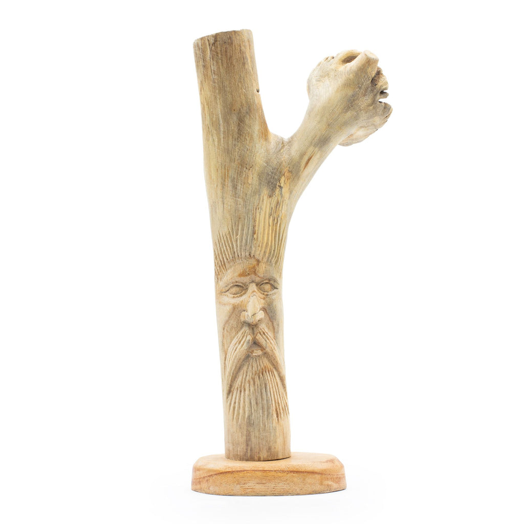 Parasite Wood Carving - Greenman Face – view 5