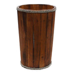 Large Nautical Storage Tub - Brown, 45 x 32 cm