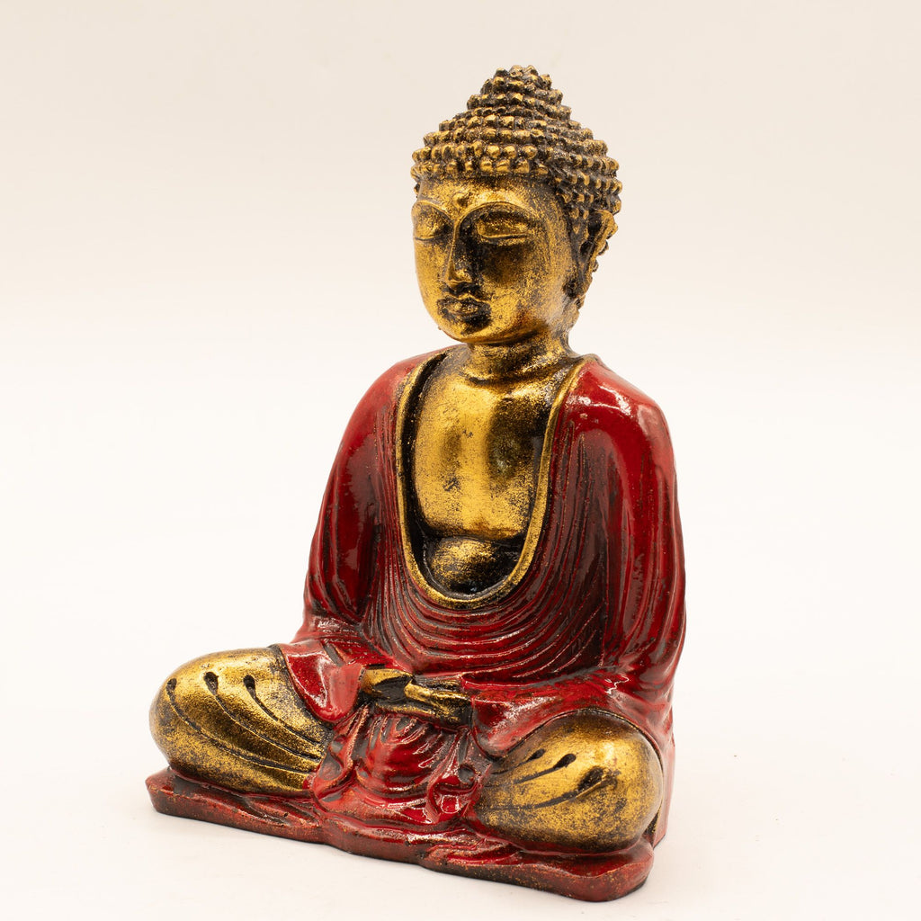 Red & Gold Buddha Statue - Medium – view 5