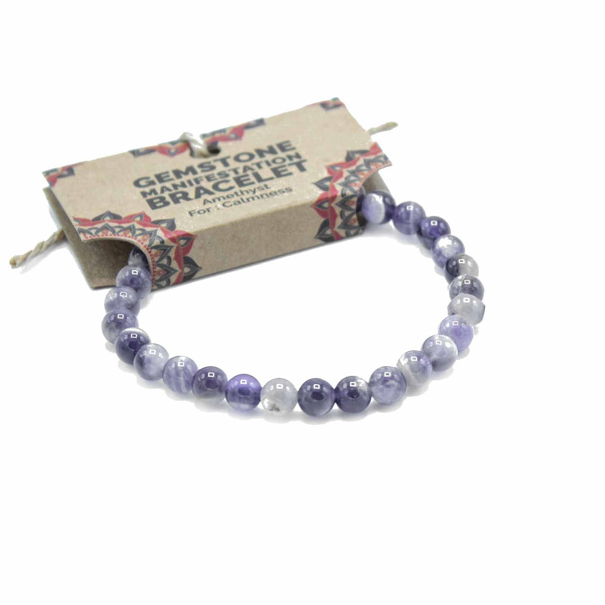 Gemstone Manifestation Bracelet - Amethyst - Calmness – view 2