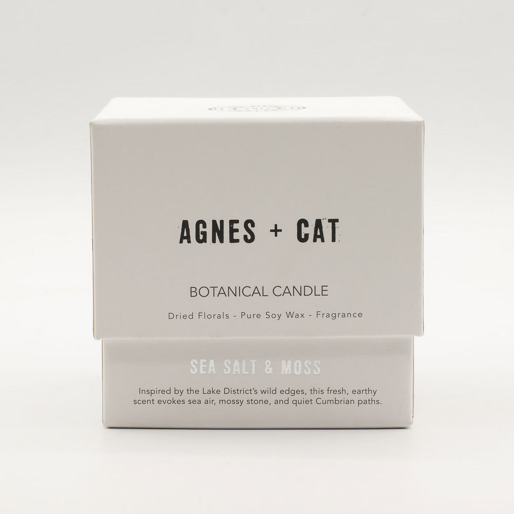 Agnes + Cat Botanical Soy Wax Candle - Sea Salt & Moss – view 4