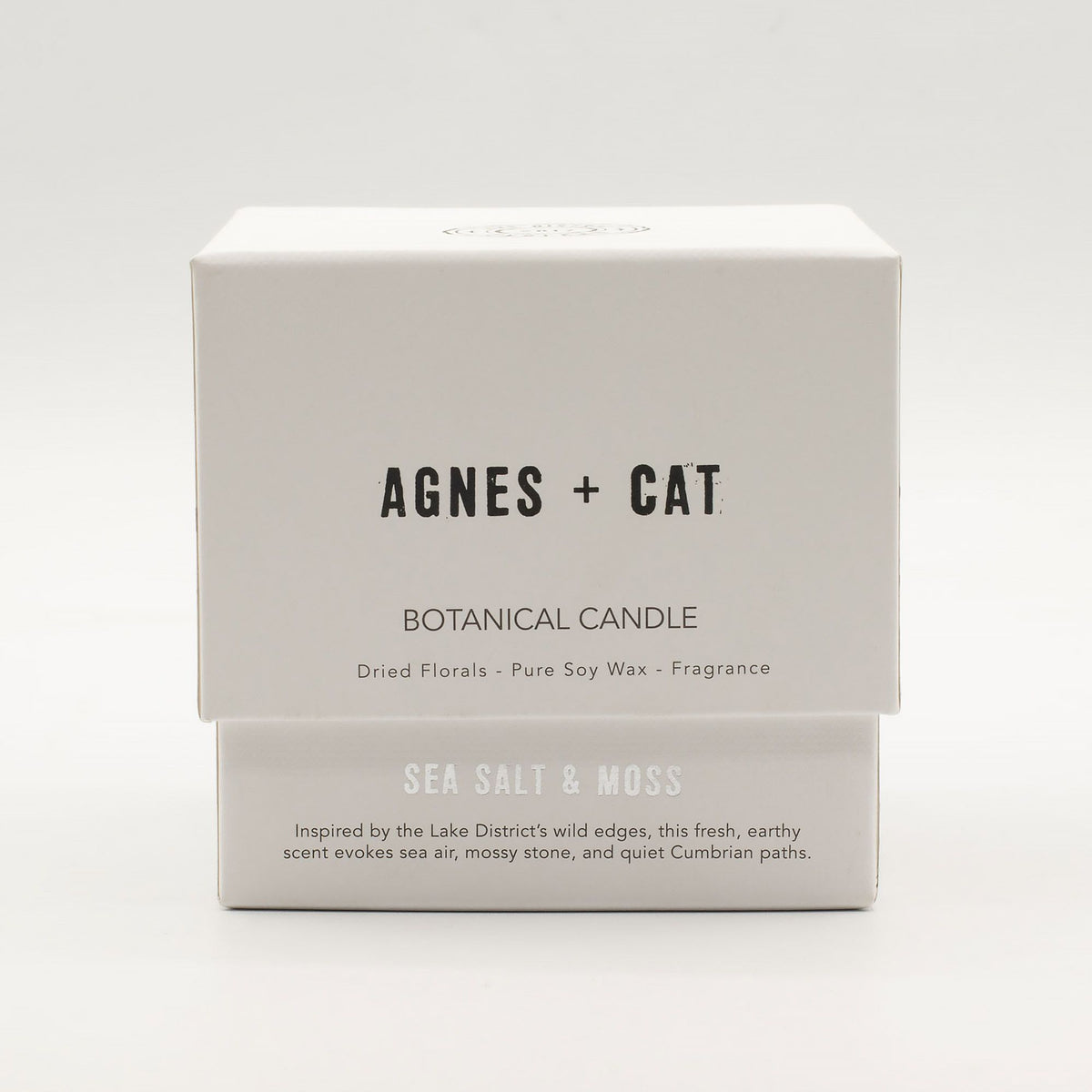 Agnes + Cat Botanical Soy Wax Candle - Sea Salt & Moss – view 4