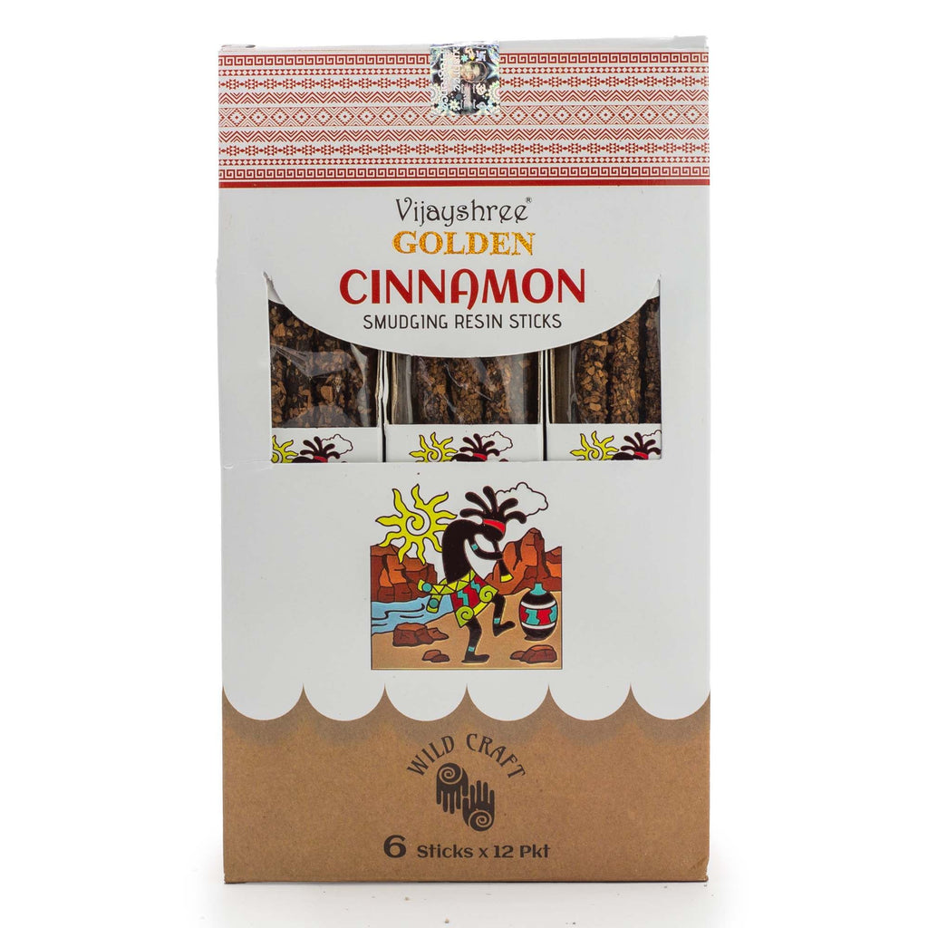 Golden Cinnamon Smudging Resin Sticks - 30g Pack of 6 – view 7