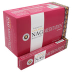 Golden Nag Meditation Incense Sticks 15g Pack – view 2