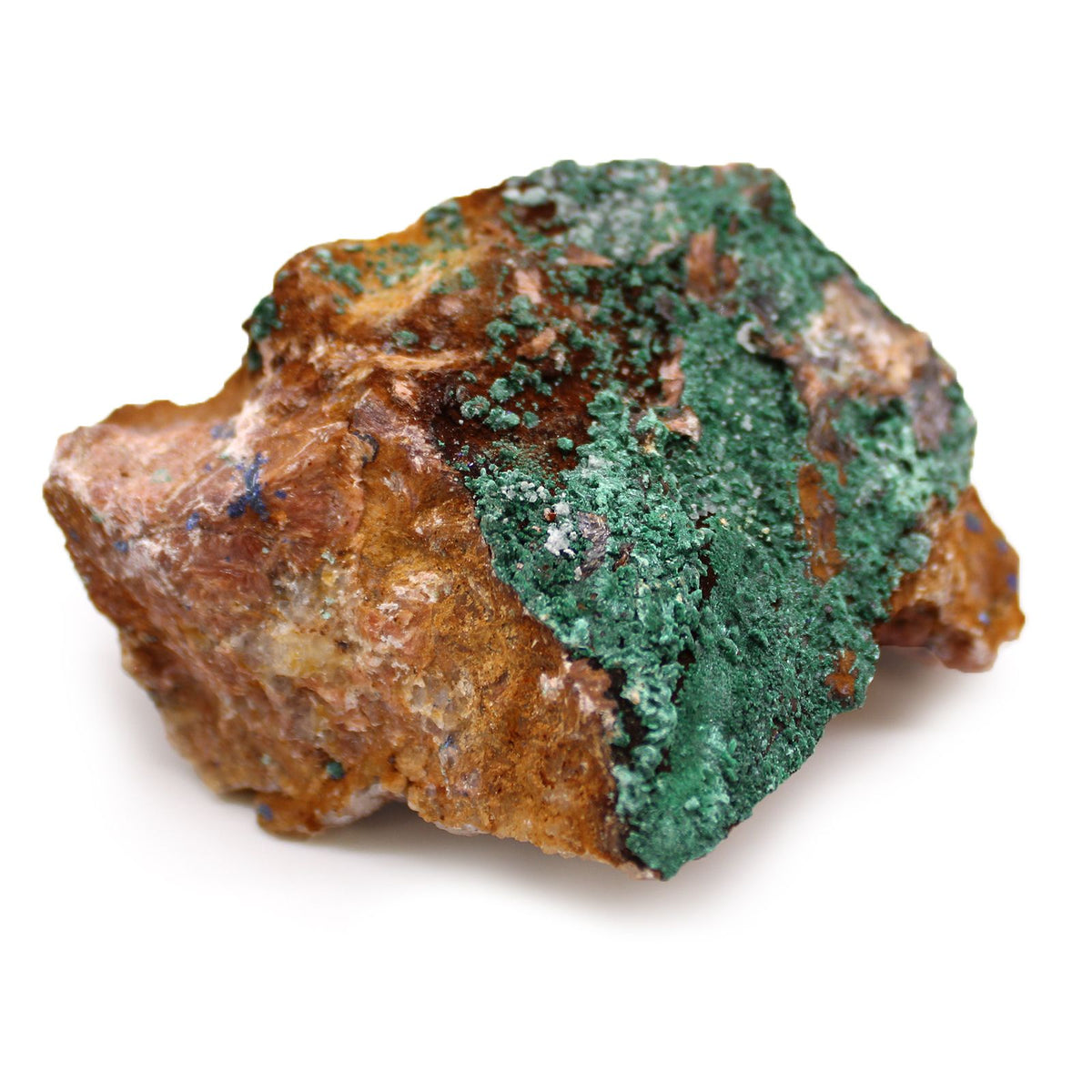 Azurite Malachite Mineral Specimens Tray, Approx 20 Pieces – view 8