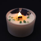 Throat Chakra Crystal Candle - Gentle Reasons with Sodalite
