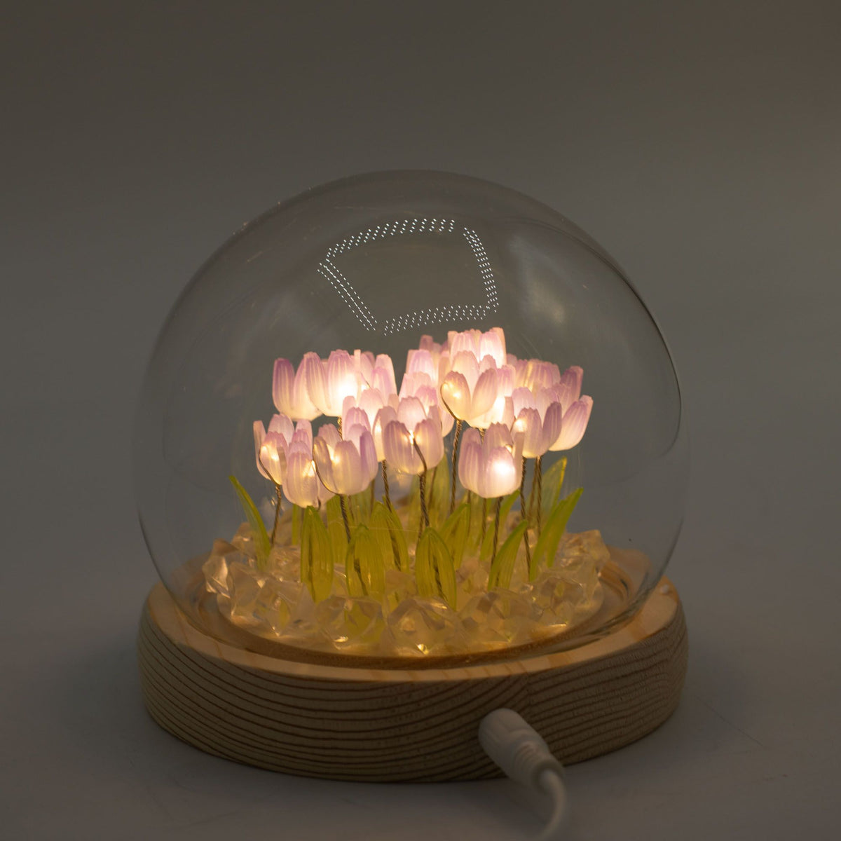 Floral Glow Dome - Tulips, LED USB – view 5