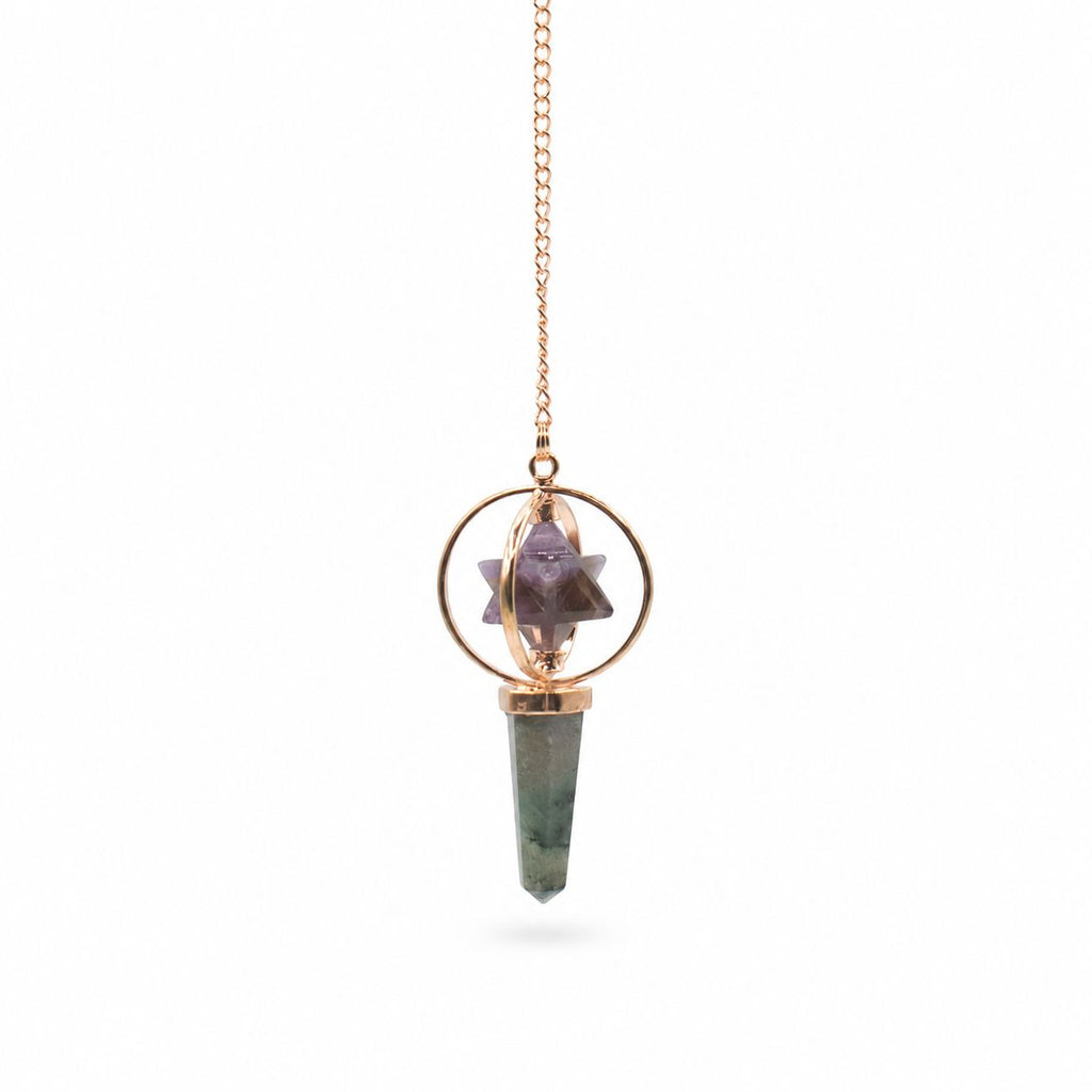 Cosmic Navigator Pendulum - Amethyst & Labradorite – view 2