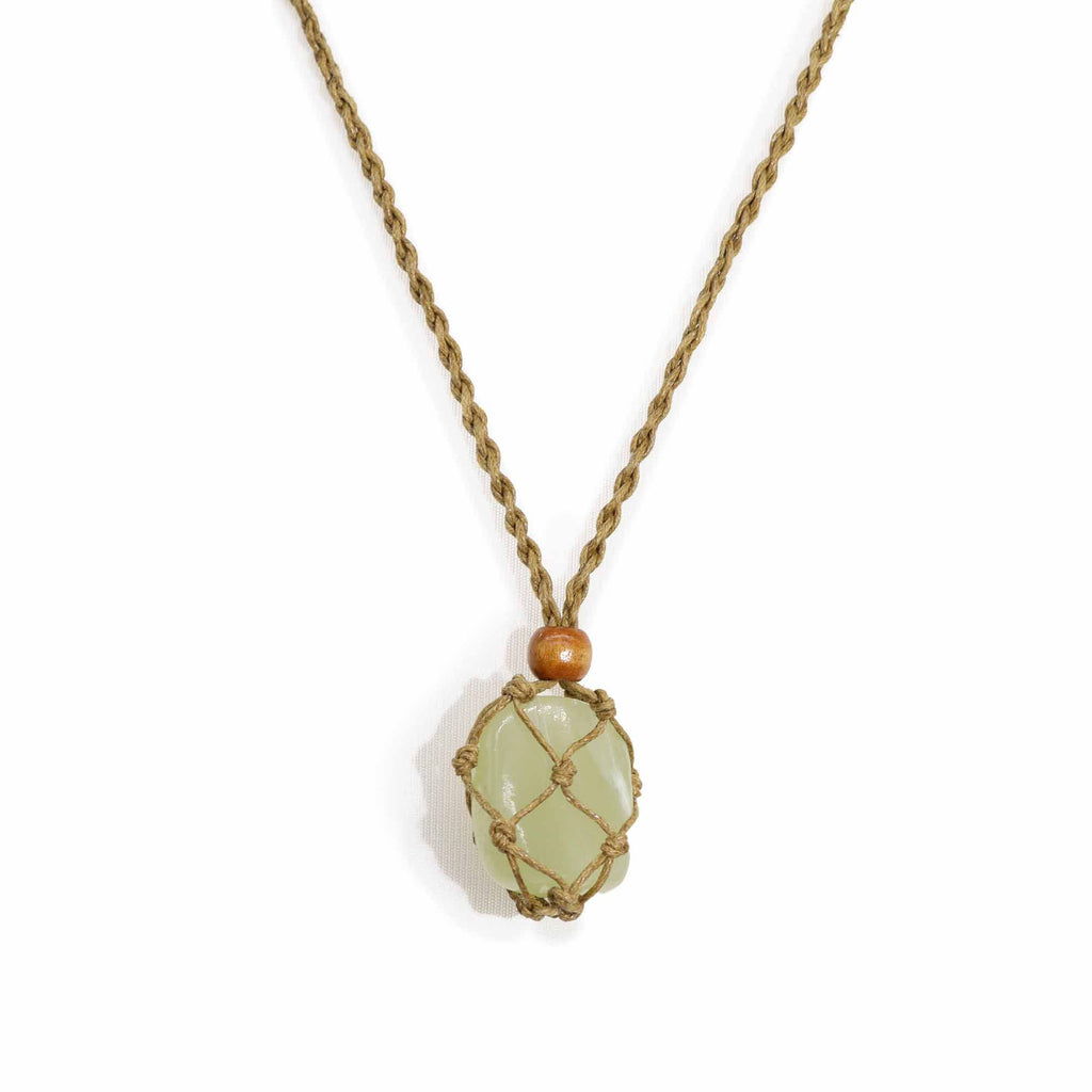 Waxed Cotton Necklace Cord 45cm - Sand – view 5