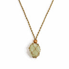 Waxed Cotton Necklace Cord 45cm - Sand – view 5