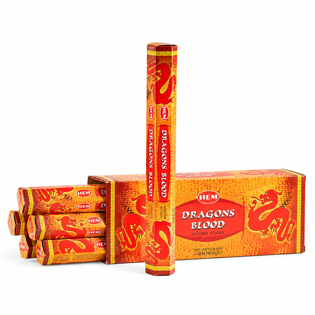 HEM Dragon's Blood Hexagonal Incense Sticks – view 2