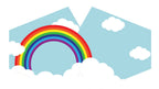 Reusable Rainbow Print Face Covering for Adults – view 6