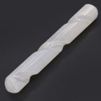 Selenite Spiral Wand - 16cm, Round Both Ends – view 3