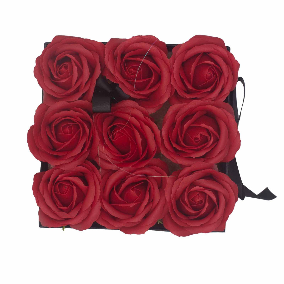 9 Red Soap Roses Square Gift Box – view 11