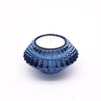 Set of 2 Flower Flip Candle Holders - Royal Blue – view 4