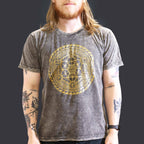Nomad Sari Stonewashed T-Shirt - Chakra - Dark Grey - Large – view 2