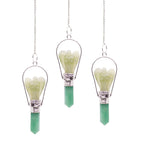Angel Pendulum with Ring - Green Aventurine