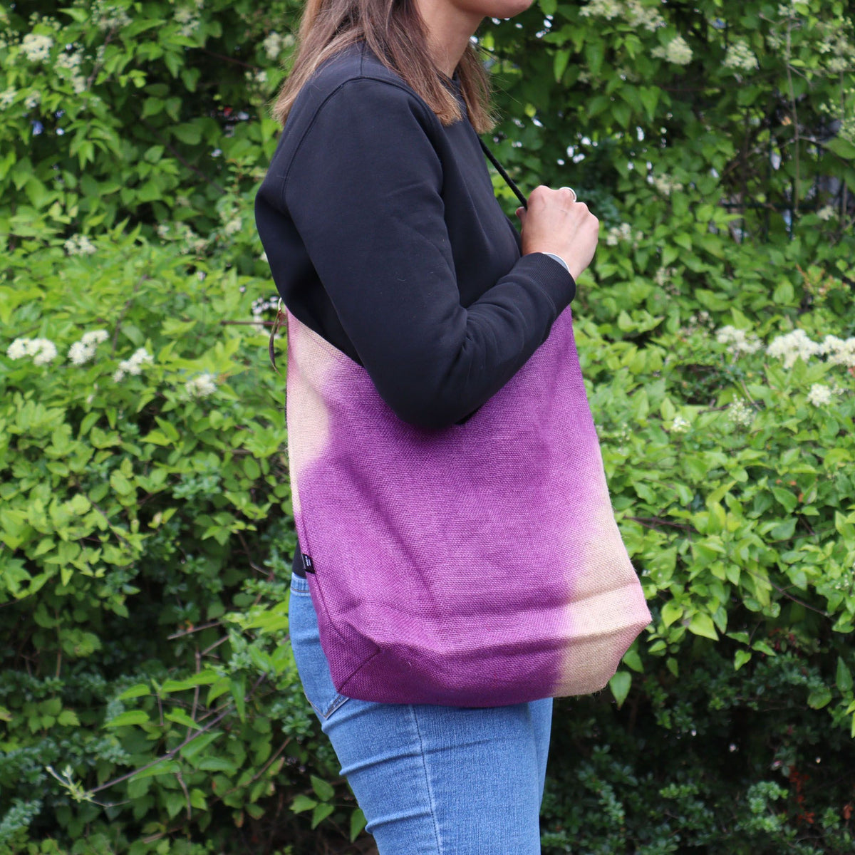 Soft Blend Shoulder Tote - Antique Fuchsia – view 2