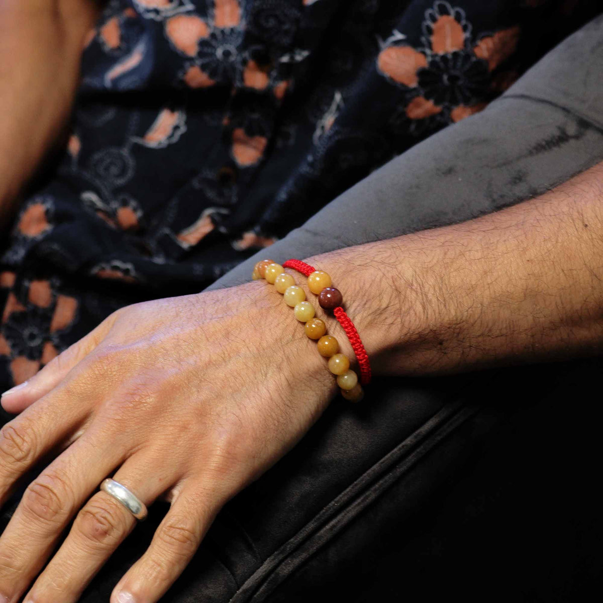 Yellow Aventurine Double Power Bracelet Set – view 3