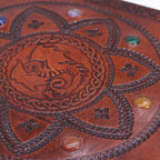 Huge Dragon Mandala Leather Book, 100 Pages – 25x34 cm – view 7