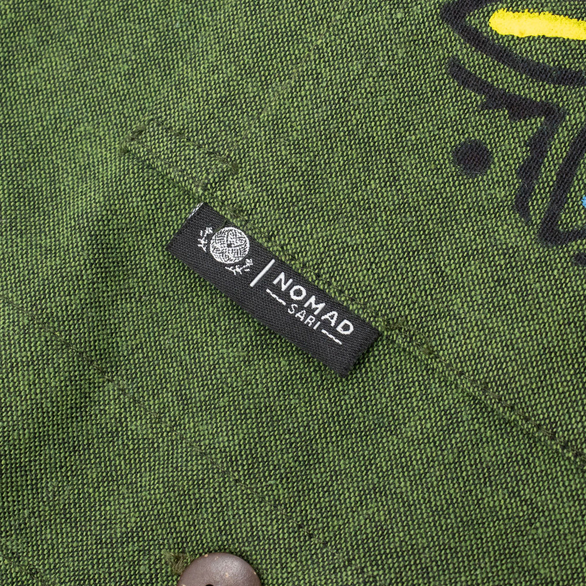 Nomad Sari Kathmandu Shirt - Forest Green - Medium – view 7