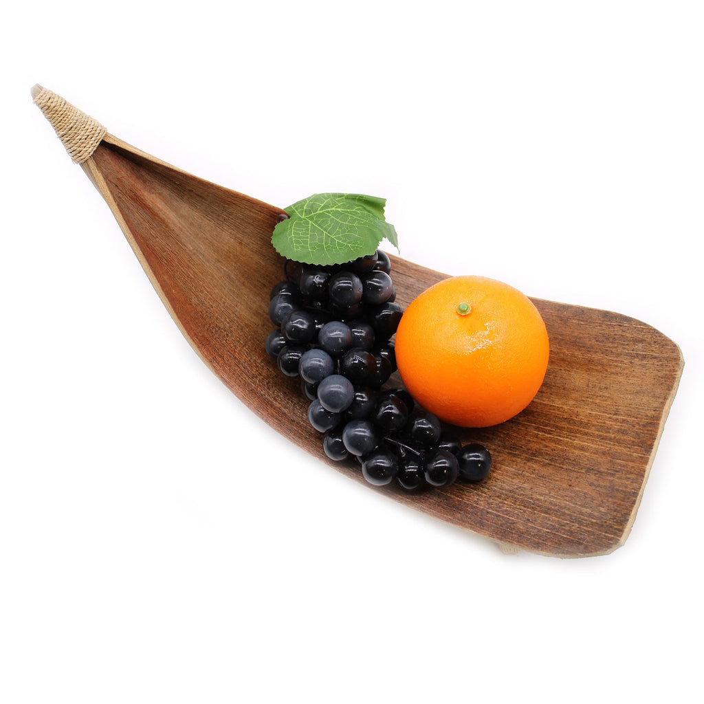 Coconut Leaf Fruit Bowl Set of 3 - Natural, 30 x 22 cm – view 5