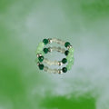 Nymph Gemstone Ring Set - Forest Spirit Aventurine & Rose Quartz