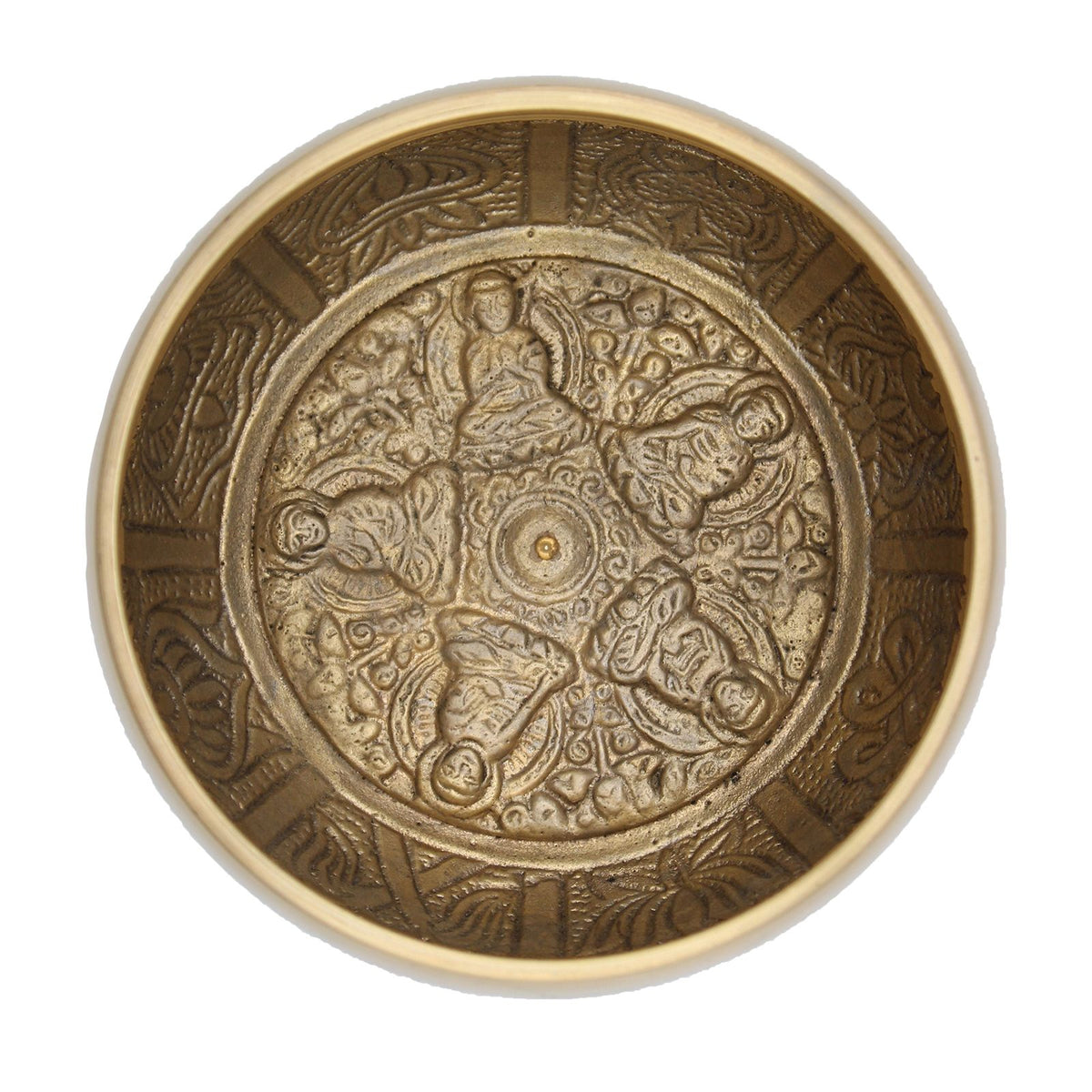Large Five Buddha Singing Bowl (11cm) – view 4
