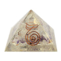 Orgonite Pyramid 55mm with Gemstone Chips and Copper
