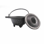 Cast Iron Cauldron with Pentagram 5x9cm – view 2