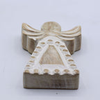 Small Mango Wood Angel - Whitewash Finish – view 8